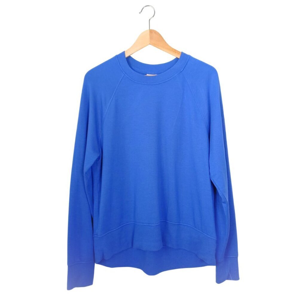A New Day Blue Women’s Sweatshirt - Long Sleeve Crewneck Pullover, Size L